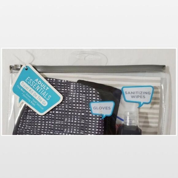 New Adult Mask & Essentials Travel Kit Acce - Picture 2 of 12